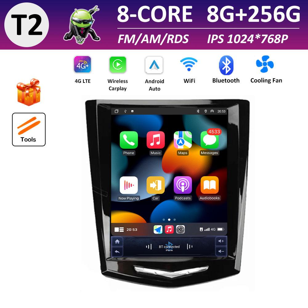 Smart System Autoradio Car Radio for Cadillac ATS XTS CTS SRX 2013 2014 2015 2016 Video Player Navigation GPS Accessories WIFI