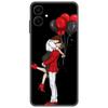 for Samsung Galaxy A06 Black Case Cute Luxury 6.7inch Cases on GalaxyA06 Soft tpu Cover shockproof Bumper