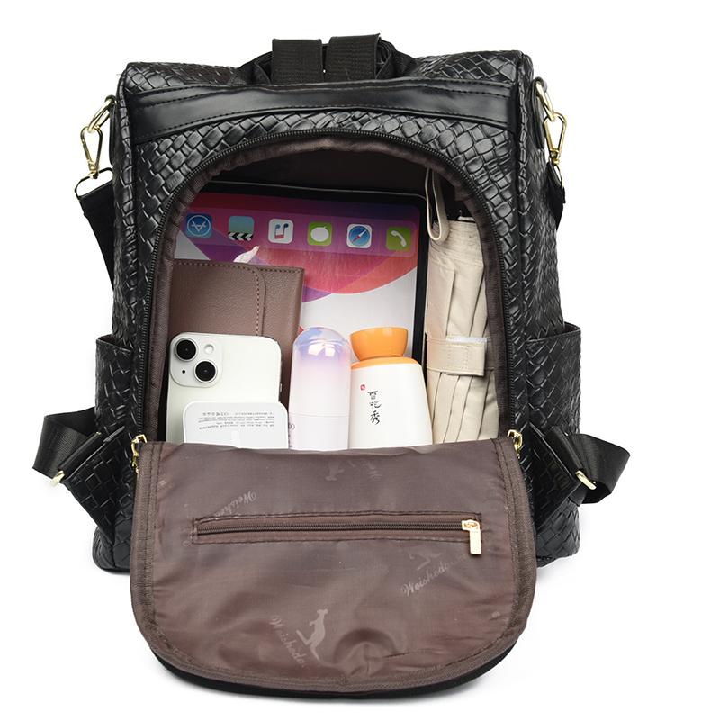 Letter Print Anti-Theft Backpack Large Capacity Women's Backpack Student Schoolbag