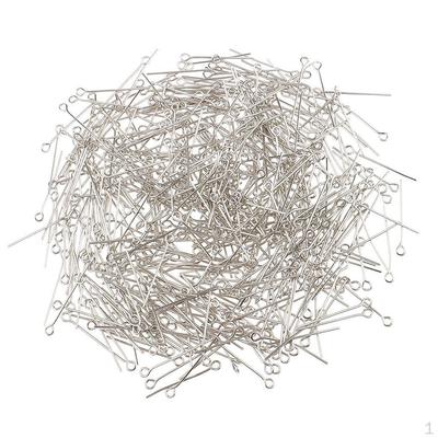 Pack of 5PCS Eyepins Eye Pins Needles For Jewelry Necklace Earrings Making Craft DIY 26mm