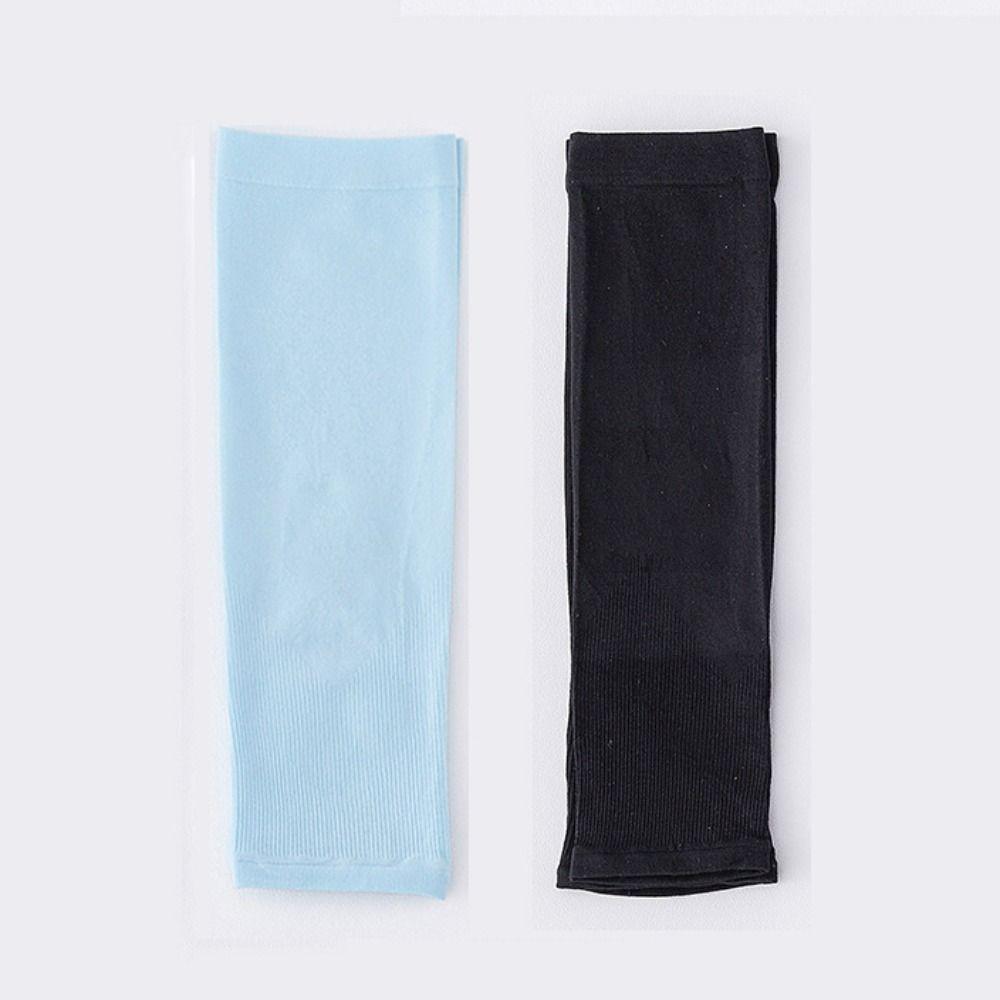 Anti-Slip Fingerless Sleeve Sun Protective Sunscreen Sleeve Summer Arm Sleeve  Outdoor