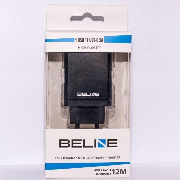 Beline Ład. Siec. 1Xusb I 1Xusb-C 5A 18Wczarny/Black (Only Head)