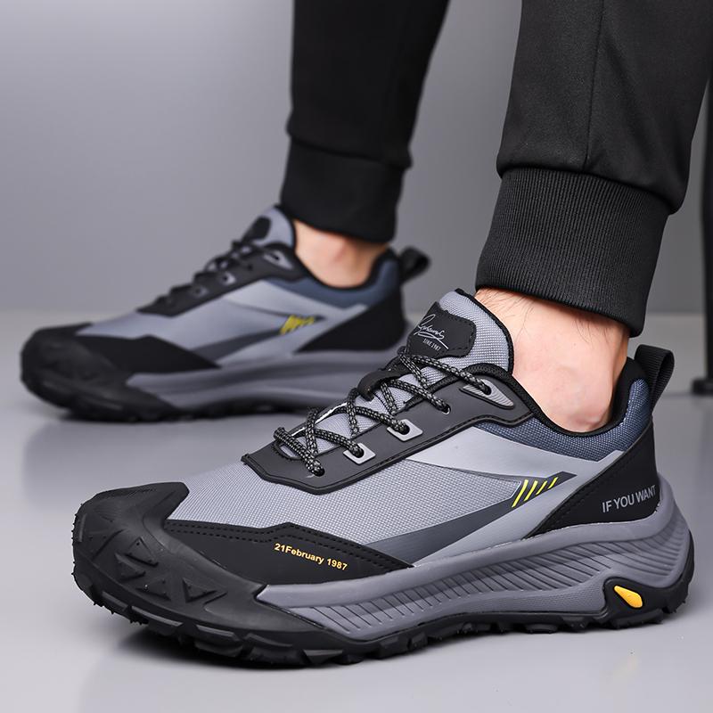 Fashion Men's Breathable Mesh Running Shoes Lightweight Walking Sneakers Men New Outdoor Flats Non-Slip Comfortable Athletic Footwear