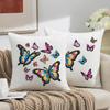Cartoon Exquisite Butterfly Embroidery Cloth Sticker Colorful Butterfly Patch Sticker Clothes Bag Decoration Blue Butterfly Chapter Boy