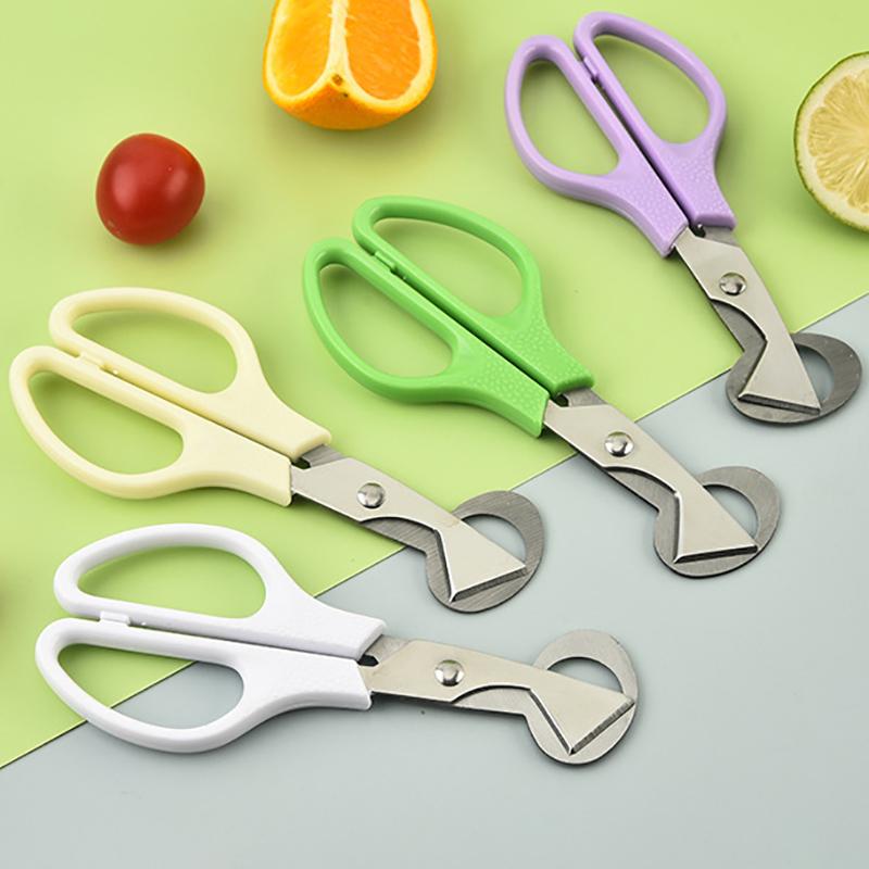 1Pc Stainless Steel Quail Egg Shell Scissors - Rust-Resistant Durable Kitchen Tool,  for Quail Egg Cutting & Cigar Trimming