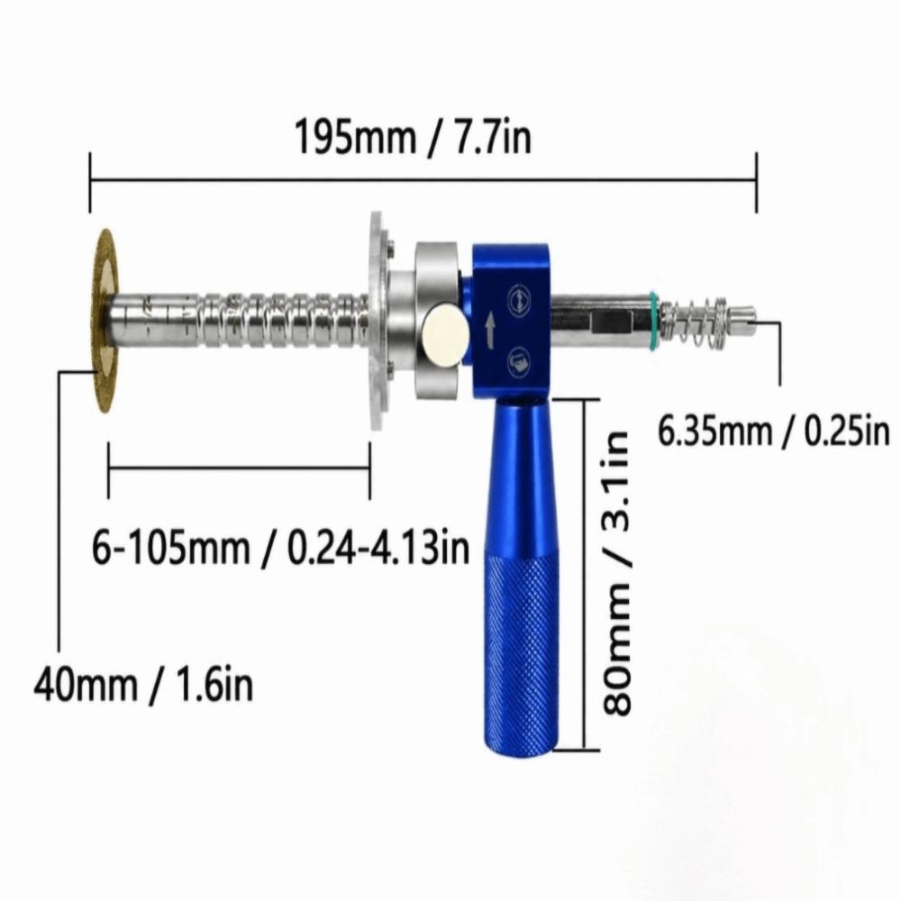 Adjustable Cutting Depth Pipe Cutting Tool Precision Cutting Inside Pipe Cutter  For Pipe Repair