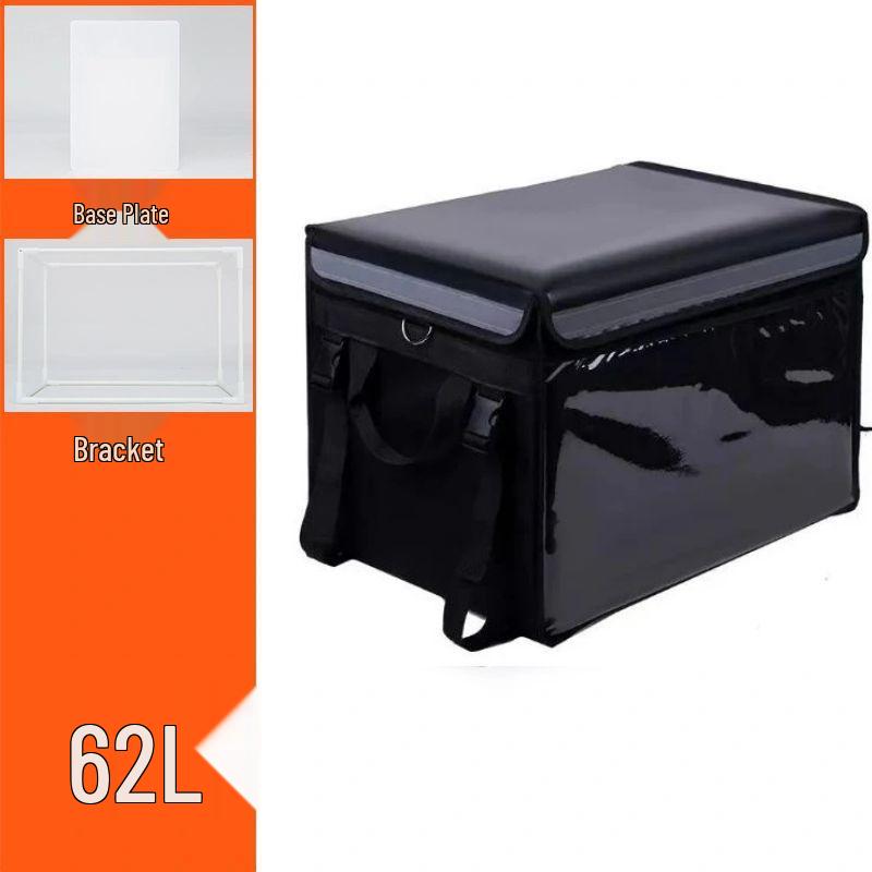 Cutie Izolată Impermeabilă pentru Livrare Mâncare pentru Standuri Stradale - Disponibilă în Mărimi Mari și Mici