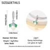 Authentic copper Charm Bead Charms Luxury Luminous Green Firefly Pendant Bead Charms Compatible With Bracelets Diy Women Making Delicate Gift
