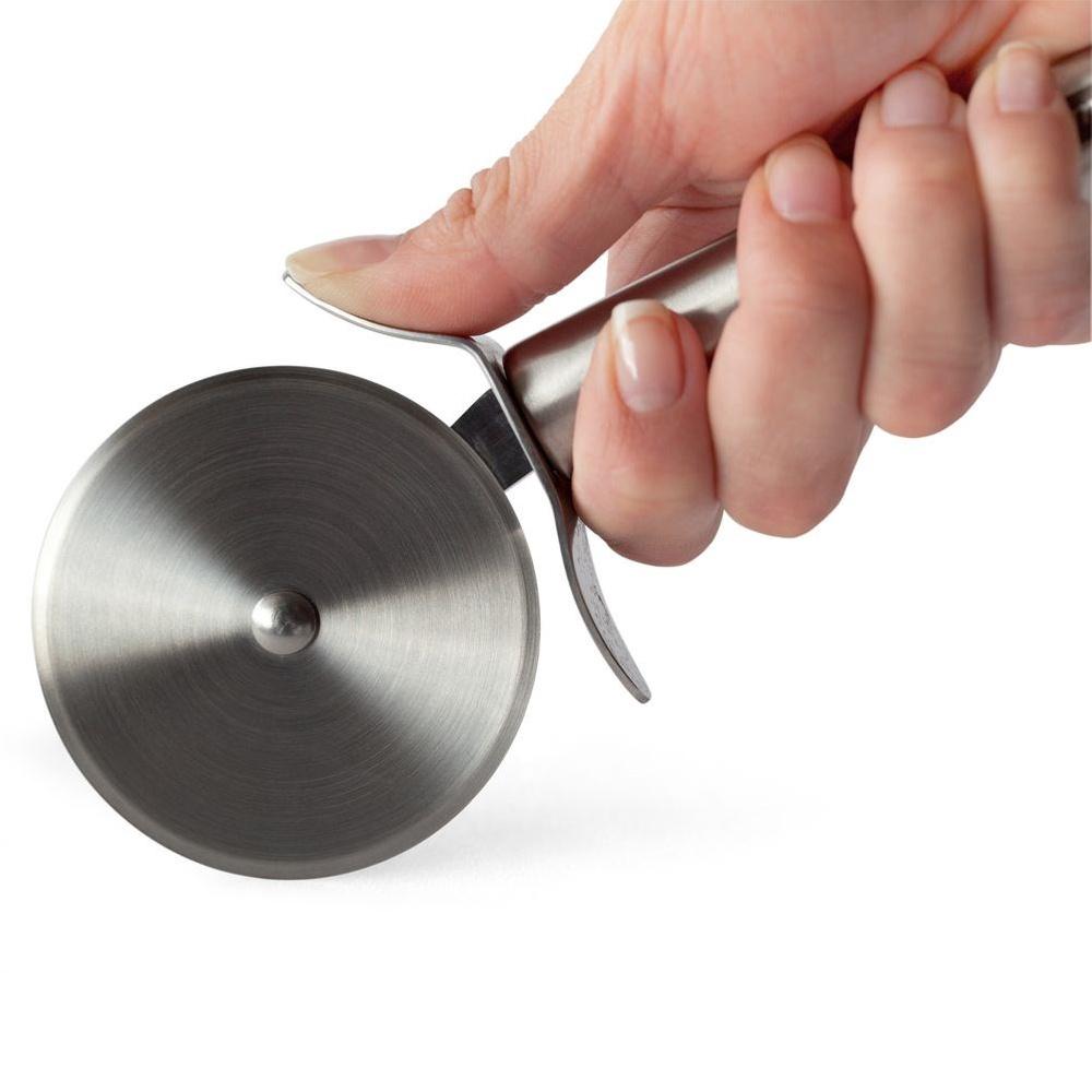 Steel round pizza cutter 20.5 cm