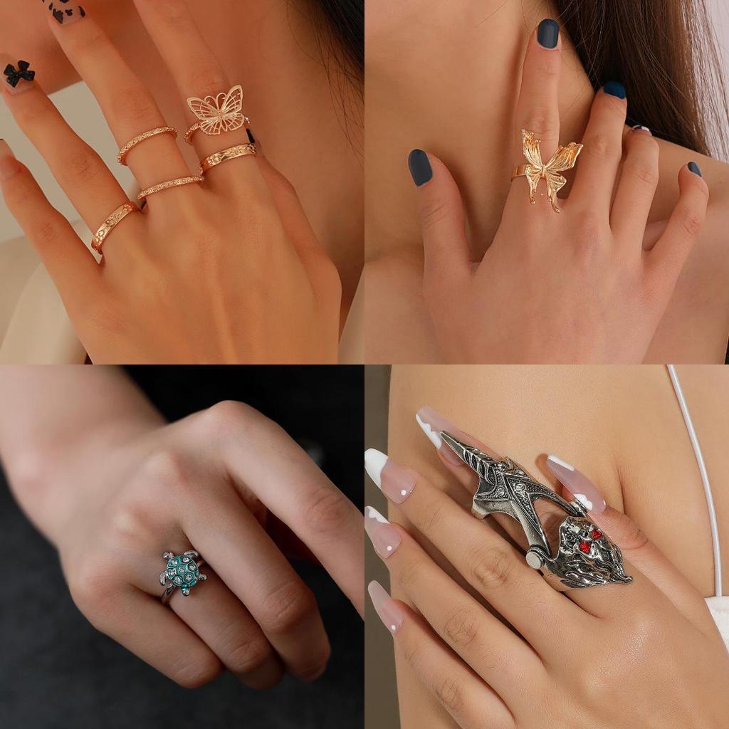 Luxury High-End European and American Fashion Rings for Women: Stylish All-Match Accessories