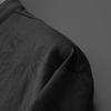 Dibenze Men's Plus Size New Chinese Style Stand Collar Short Sleeve Shirt