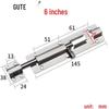 GuTe 6-inch Stainless Steel Slide Bolt