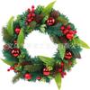 Christmas Wreath Door Hanging Decor Home Mall Window Party Festive Simulation Ornament