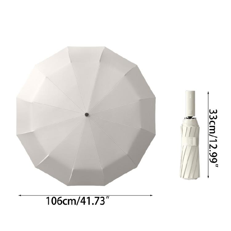 Sun Rain Umbrella Large Folding Umbrella Automatic Fold Windproof Universal