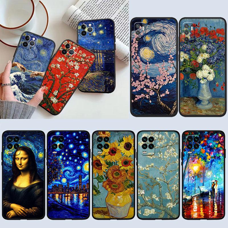 IK65 Starry Night Van Gogh New High-End Shell Phone Case for Redmi Note 8 9 Pro Max 9S 9T 9C NFC 8T 8A 10A A4