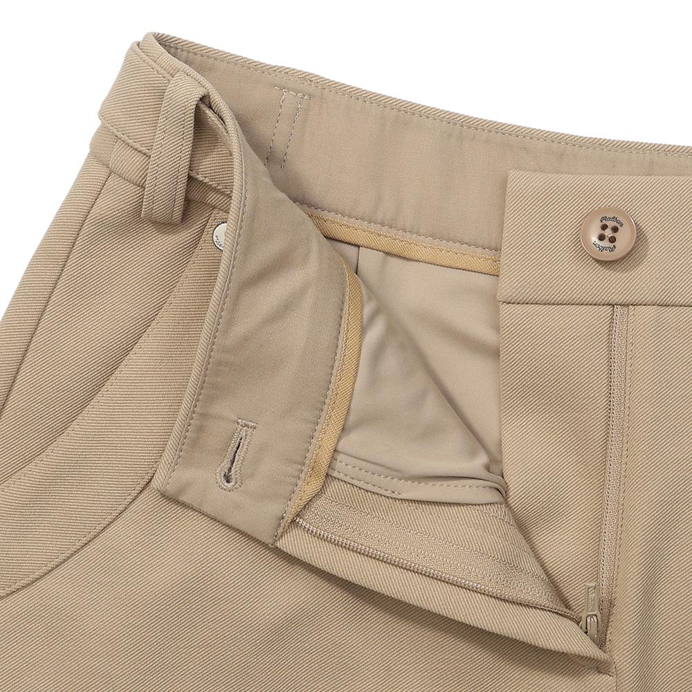 MALBON GOLF Back Pleated A-Line Skirt Beige (Woman)