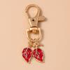 Cute Enamel Maple Leaf Keychain Women Girls Key Ring Pendants for Handbag Decor DIY Handmade Jewelry Gifts
