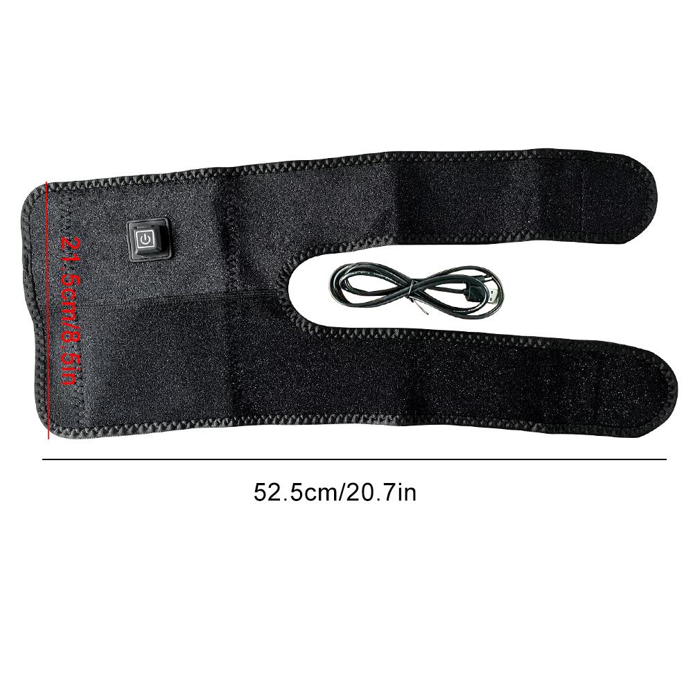 

Электрический плечевой бандаж с подогревом, массажная подушка для колена, поддерживающий ремень, регулируемые наколенники, согревающий, для профилактики артрита, защита надколенника