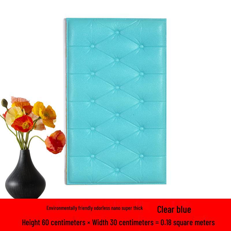 

Потовщена 3D самоклеюча пінопластова наклейка на стіну для дитячих кімнат – Декор плінтуса татамі проти зіткнень 70*35*10mm (Single piece)