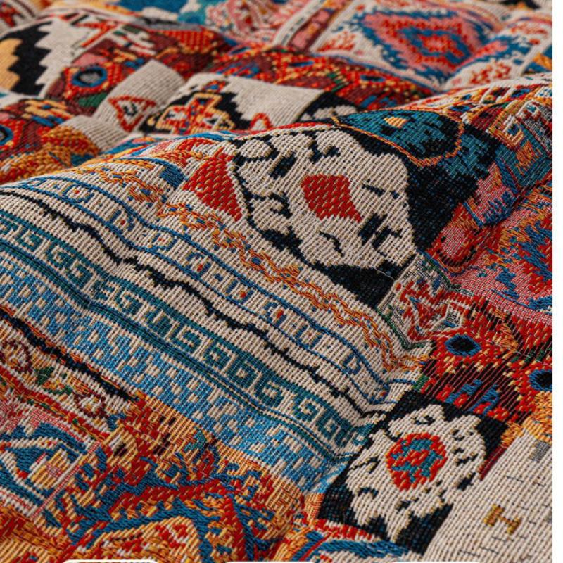 Bohemian Style Sofa Couch Mat Thick Anti Slip Sofa Cover Autumn Winter Soft Dust Protection Pad Window Seat Cushion Multi-purpose Universal Cover