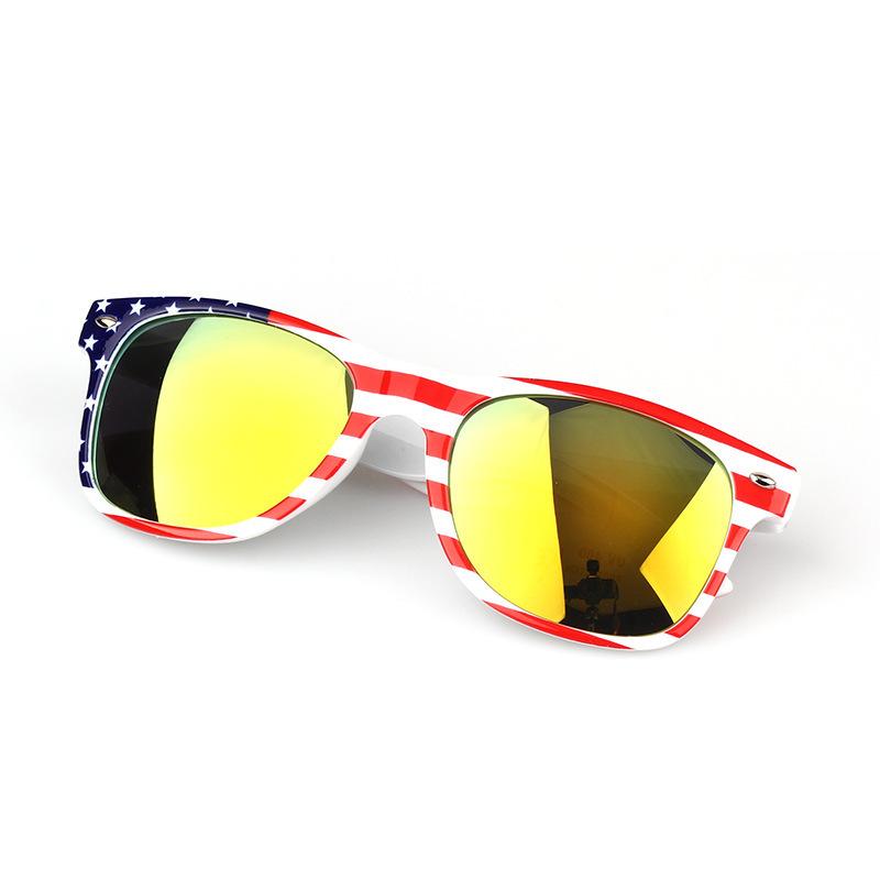 Classic Rice Nail Transparent Beautiful Flag Sunglasses Independence Day Sunglasses 2140 Development Sunglasses