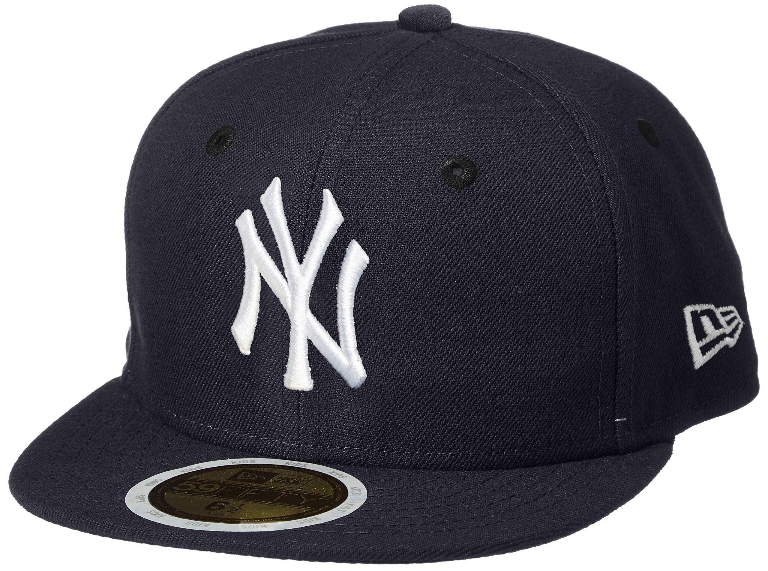 

New Era ACPERF New York Yankees Baseball Size 17J Size Cap, (Junior), 11449304, Boys, Black, Japan, 6.1/2 (Free Size) чёрный