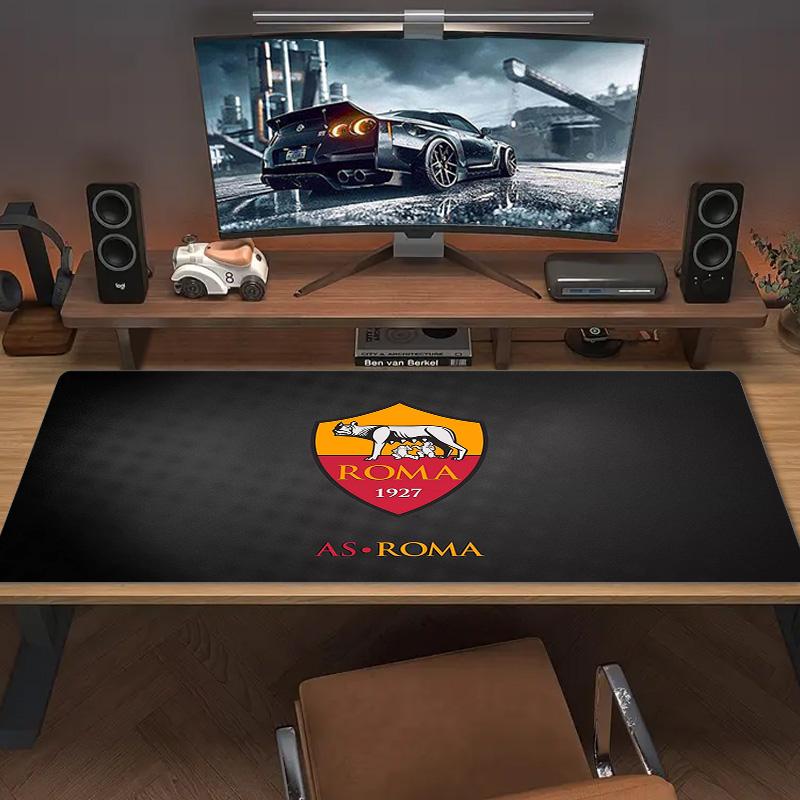 AS Roma Color Mouse Pad Large Gaming Table Cushion Non-slip Laptop Tablet Big Mousepad XXL Mat Mini PC Playmat With Lock edge