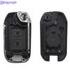 Jingyuqin Modified 2/3 B Remote Case Car Key Shell Fob For Vauxhall Opel Corsa C Combo Tigra Meriva Agila