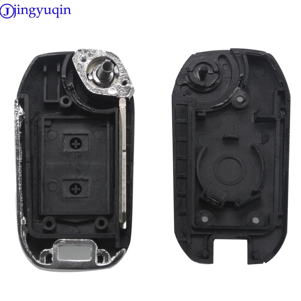 Jingyuqin Modified 2/3 B Remote Case Car Key Shell Fob For Vauxhall Opel Corsa C Combo Tigra Meriva Agila
