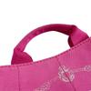 Prada Canvas Canapa Tote Bag Denim Pink Women BN2439 Used