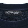 Emporio Armani Long sleeve sweat trainer S Navy Back brushed Men's Used