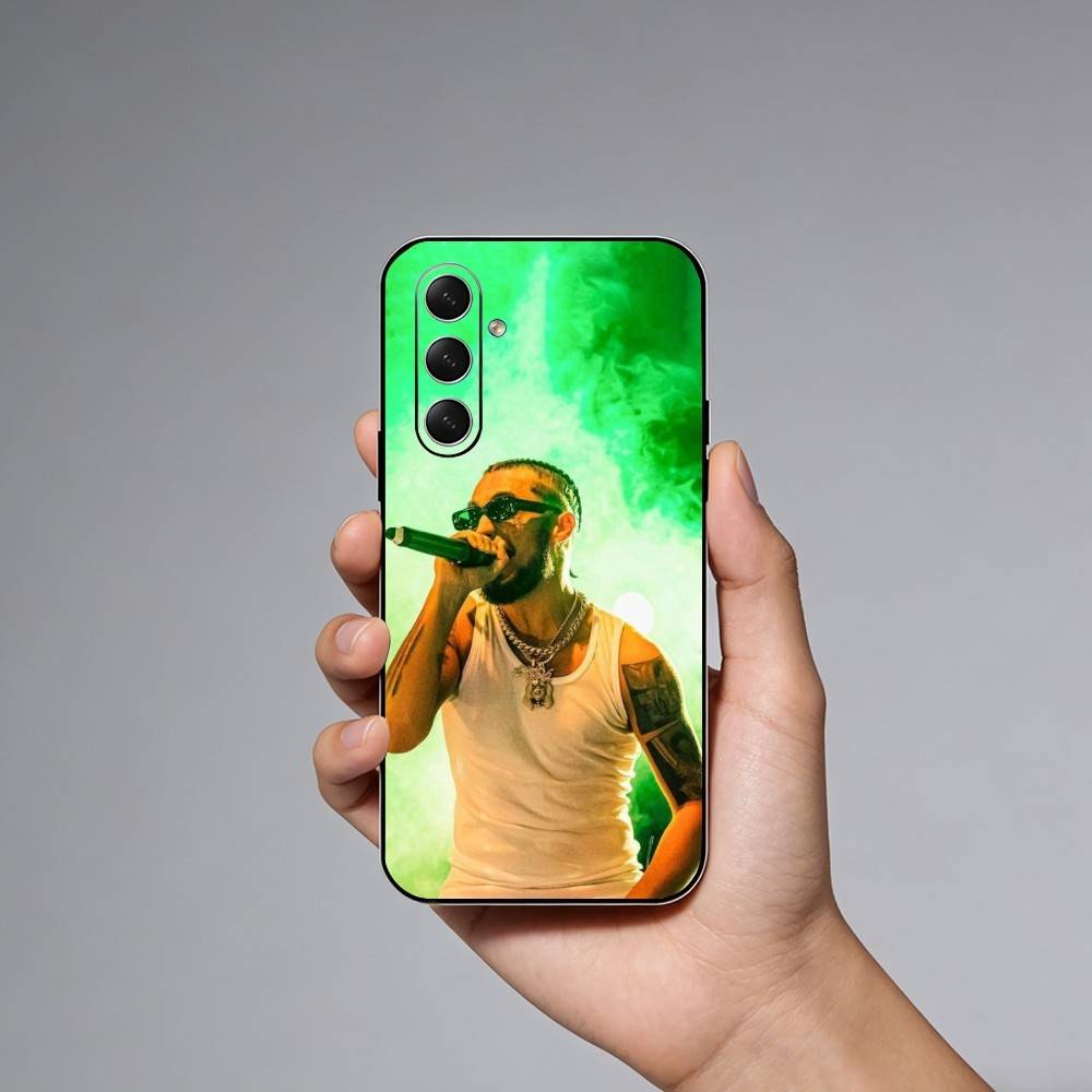 Rapper JC R-REYES Tour Phone Case For Samsung Galaxy A73,21,22,32,71,53,52,51,80,5G Soft Black Cover