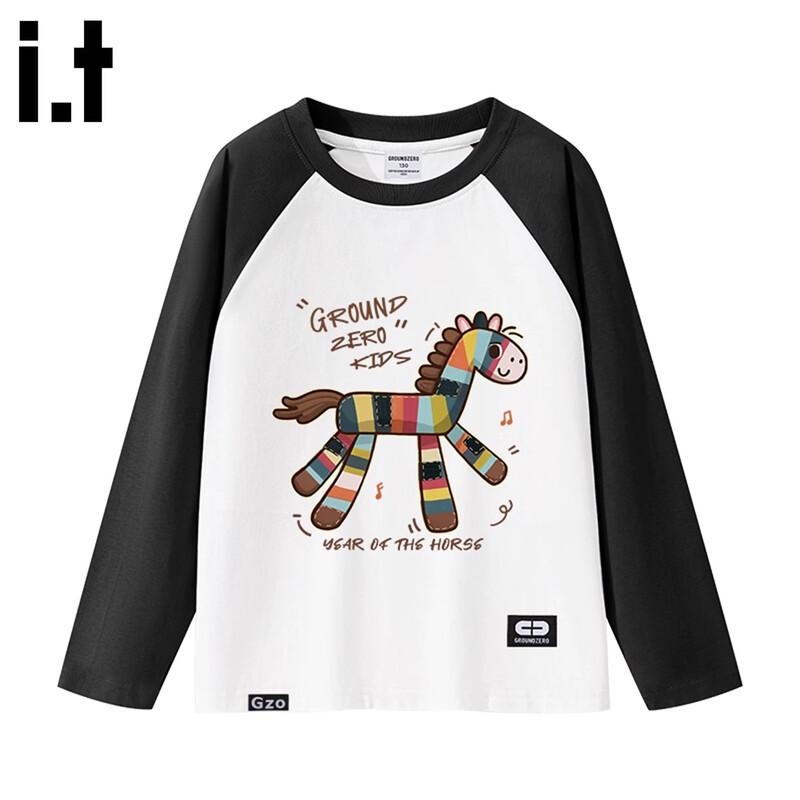 GROUND ZERO Boys' Long Sleeve Cotton Graphic T-Shirt