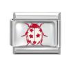Y2K Rote Serie Blume Kirsche Herz Schleife Schmetterling Liebe Italienischer Charm Glieder Passend 9mm Edelstahlarmband Damen DIY Basteln