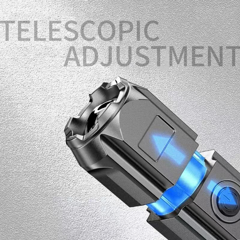 keychain Flashlight Strong Light Rechargeable Household Outdoor Portable Led Night Flashlight for Toyota Crown Accessories
