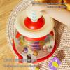 Cross-border Carousel Insect Toy: Baby's Early Education Bouncy Ball & Roller