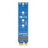 Blue PCI E To NGFF M.2 Hard Disk Adapter High Speed NVME PCIe Adapter Card  PC Upgrade