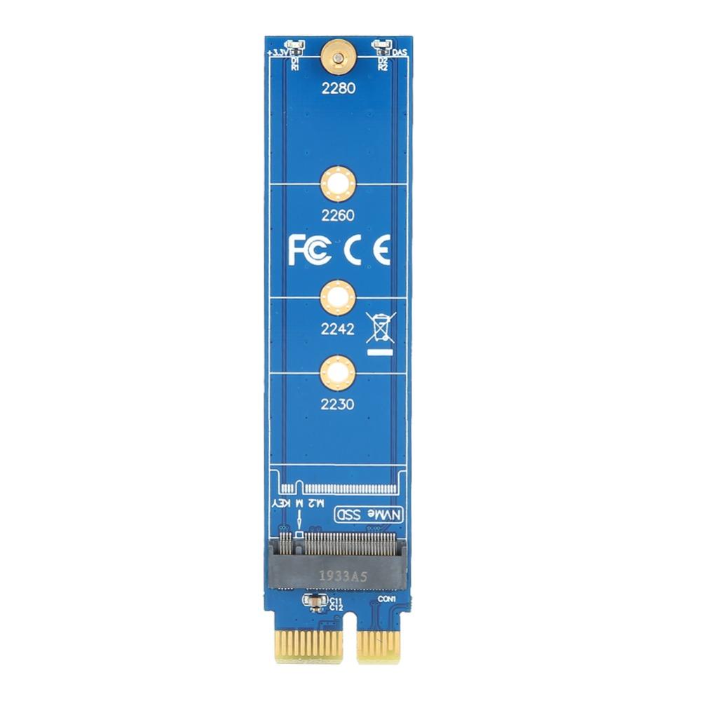 Blue PCI E To NGFF M.2 Hard Disk Adapter High Speed NVME PCIe Adapter Card PC Upgrade