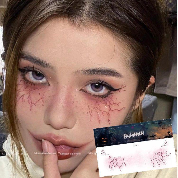 

Водонепроницаемые наклейки-татуировки для детей на Хэллоуин с изображением мультфильмов – милые дизайны тыкв, привидений и черепов