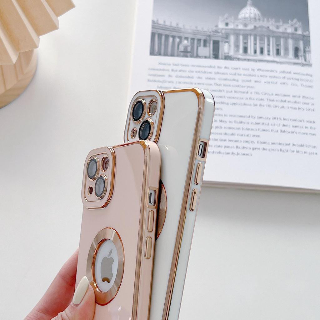 IPhone 15 Pro Max Case - Apple 12/14 Plus, 13 Charm Eye CD Pattern, Electroplated Protective Cover