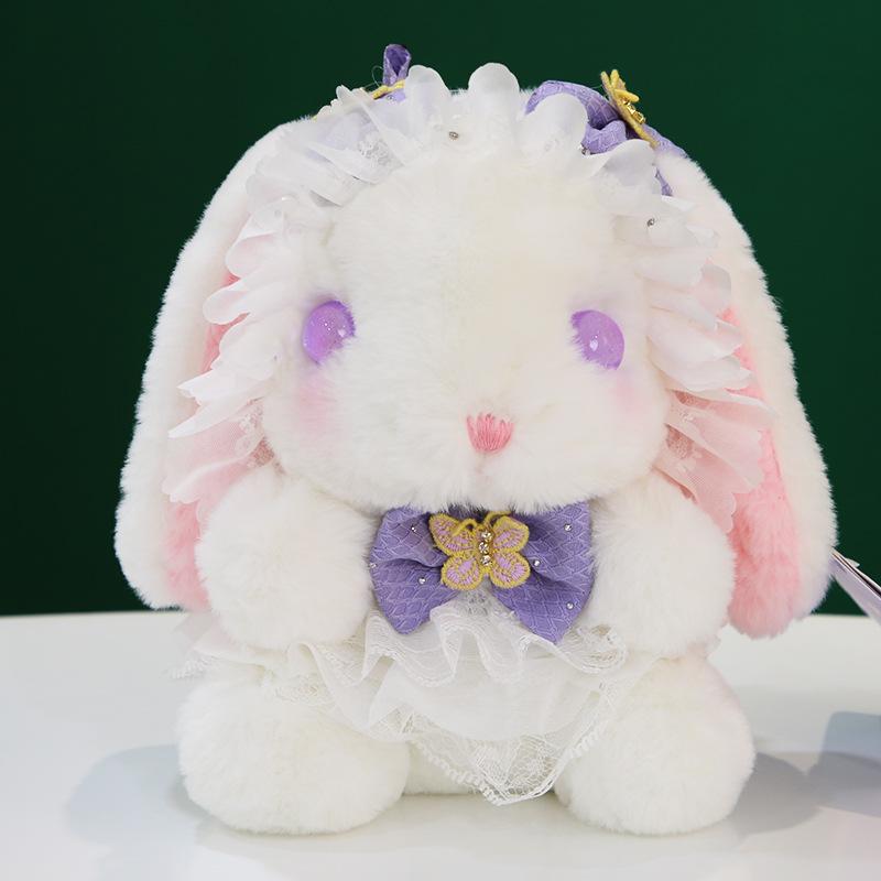 Rabbit Children Lolita Pendant Plush Toy Doll Keychain Pendant Pp Soft Cotton