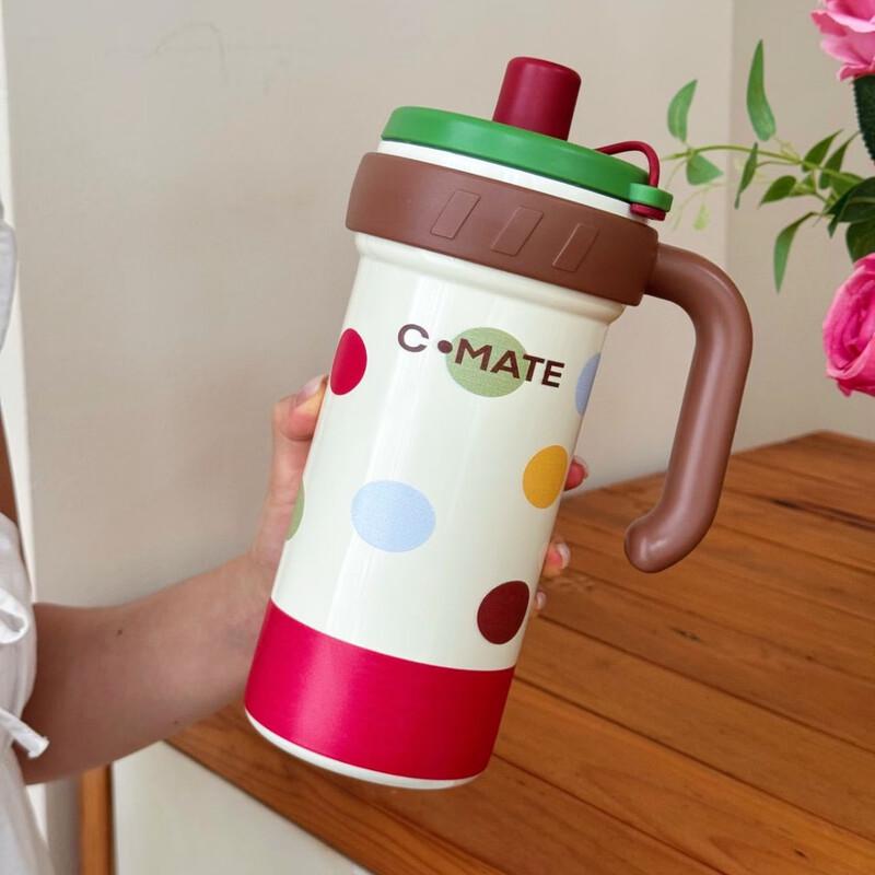 Stainless Steel Vacuum Insulated Tumbler with Straw