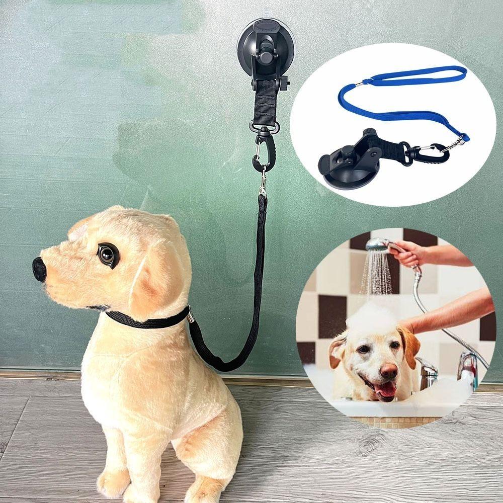 Adjustable Collar Pet Grooming Restraint Leash Strong Suction Cup Dog Table Sling  Cat Shower