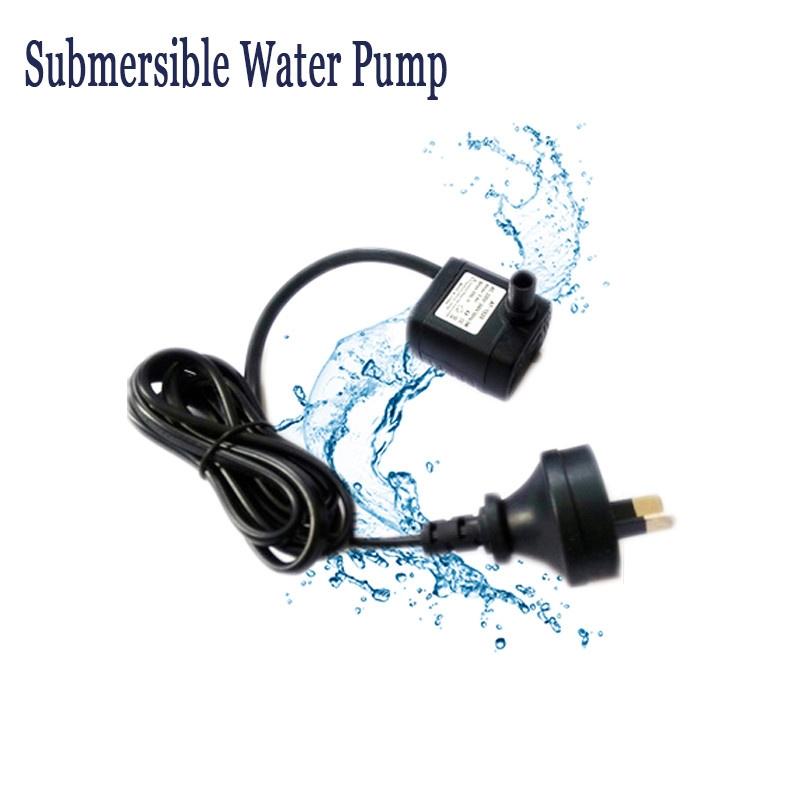 Unterwasser Wasserpumpe Brunnen Schwarz DC 12V//AC 220V Großer Durchfluss