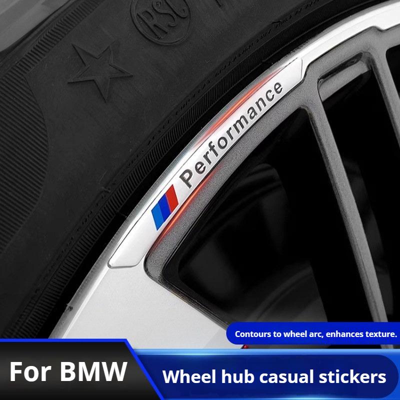 AAAQE1 2026 New 4PCS Car Sticker Brak Caliper Vinyl Decal for BMW M Power X1 X3 X4 X5 X6 E30 E38 E39 E46 E60 E61 E90E70 E83 X5 F45 G60