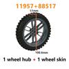 1Pcs Technical Tire & Wheel Hub Building Blocks Compatible with MOC Car Truck Parts