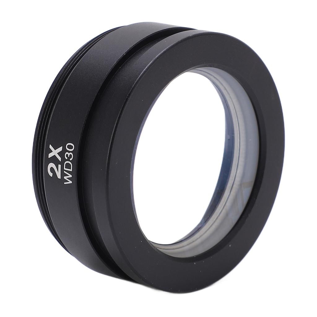 WD30 2X Weitwinkel Vergrößerungsobjektiv Mikroskop Zusatzlinse für M48 Schnittstelle
