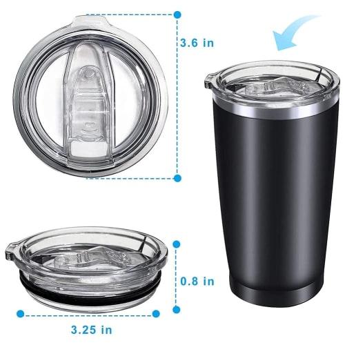 Lsuoehsn 20 Tumbler Replacement Lid, Splash-Resistant Lid Cover for Rambler and Other Tumbler Cups
