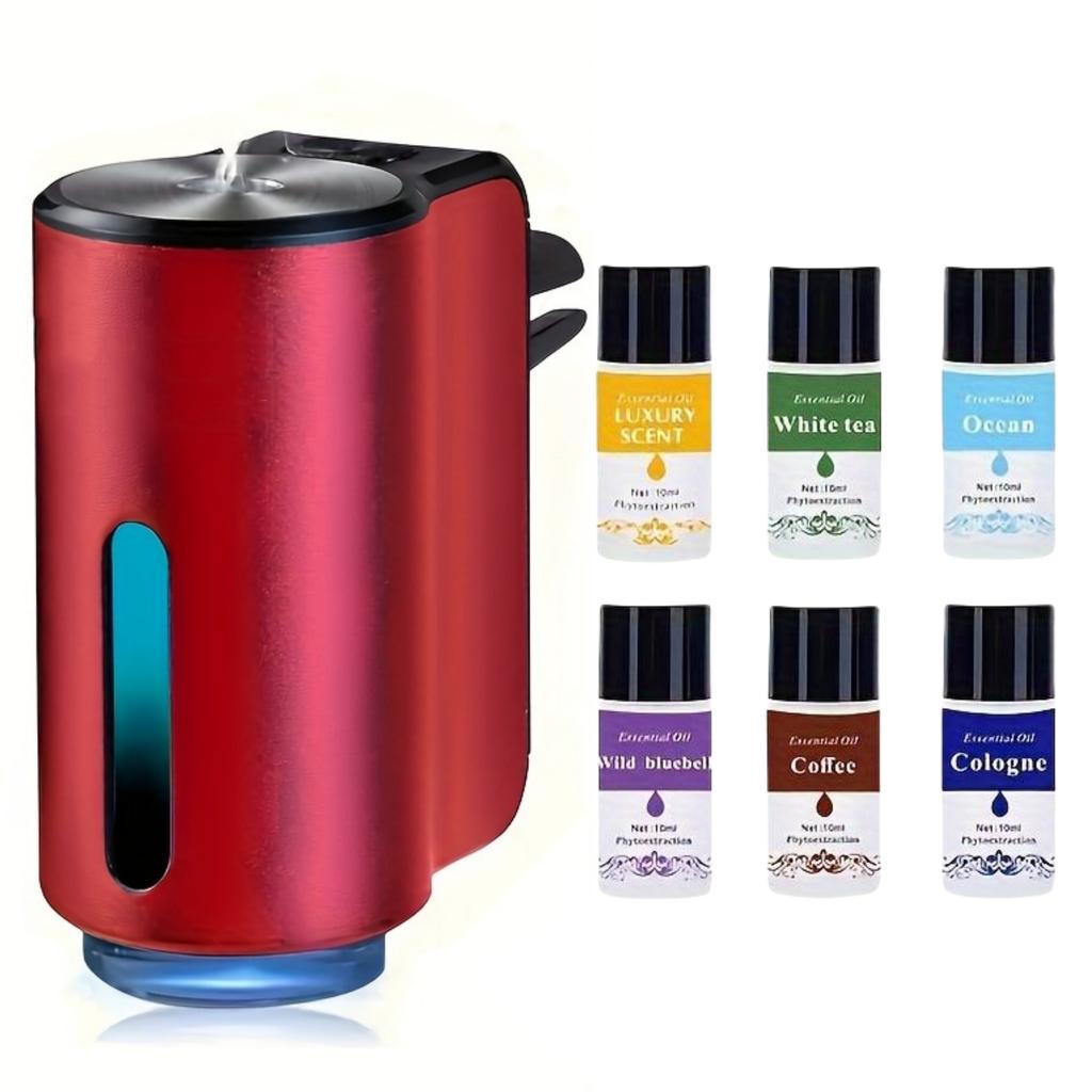 Car air freshener, three intensity adjustable, car aroma diffuser, portable freshener perfume fragrance