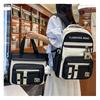 Schoolbag Mori ins Simple contrasting colors Large capacity High value Versatile schoolbag Junior high school students College students Backpack